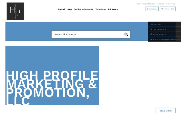 Screenshot of highprofilemp.com