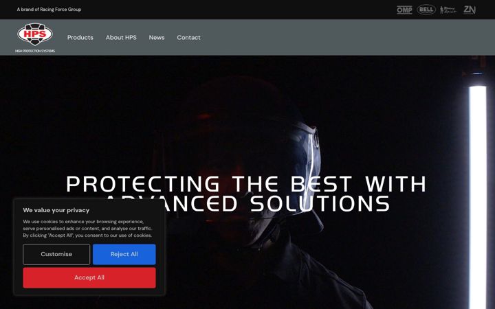 Screenshot of highprotectionsystems.com