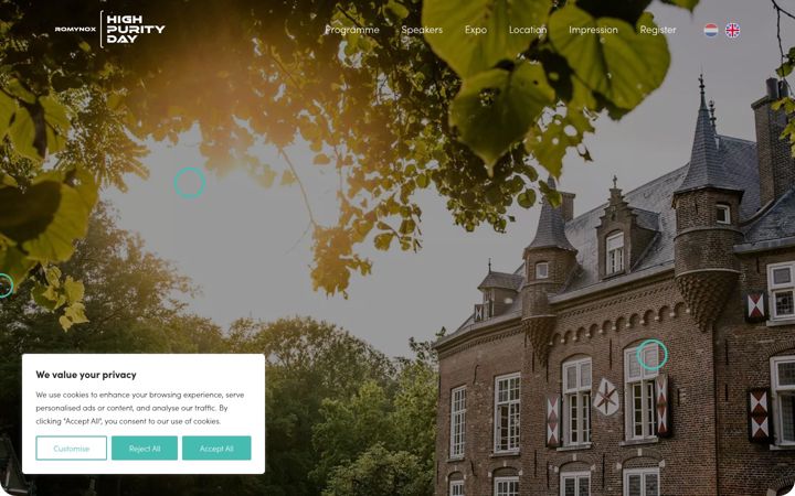 Screenshot of highpurityday.nl