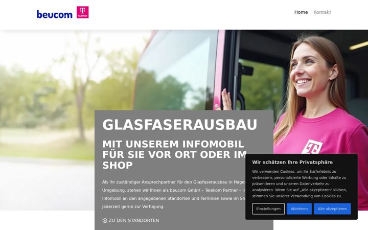 Screenshot of highspeed-hagen.de