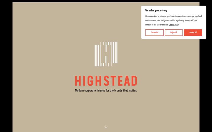 Screenshot of highsteadpartners.co.uk