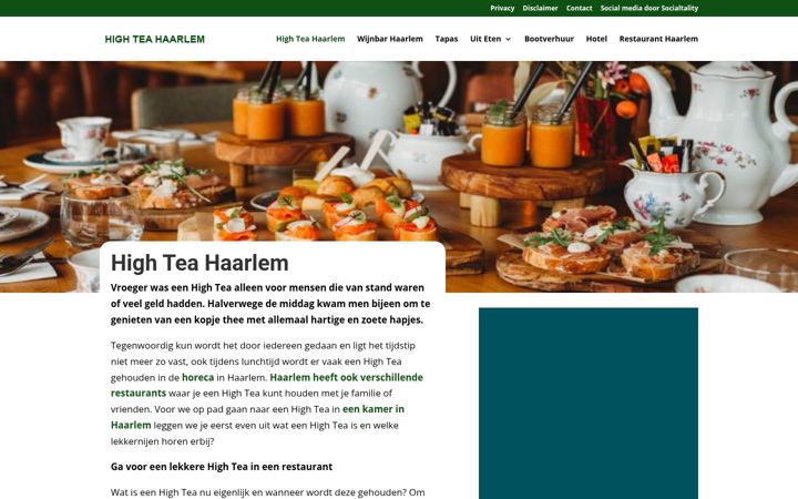 Screenshot of highteahaarlem.net