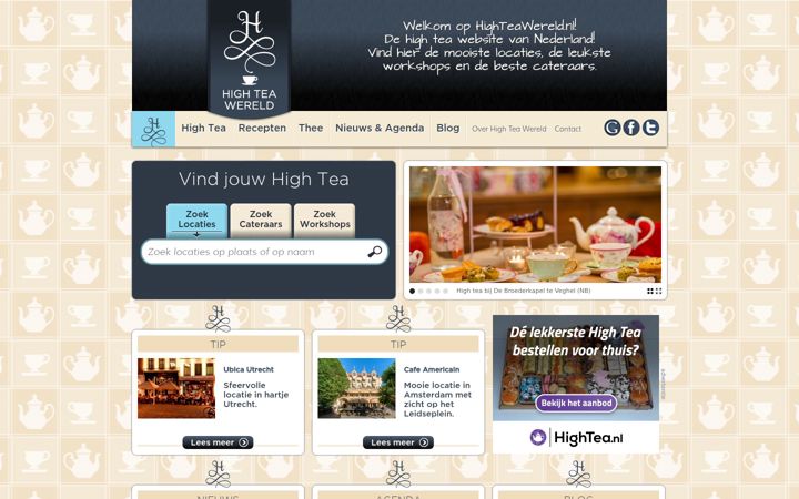 Screenshot of highteawereld.nl