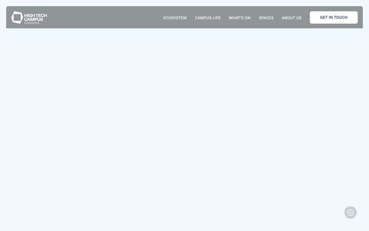 Screenshot of hightechcampuseindhoven.com