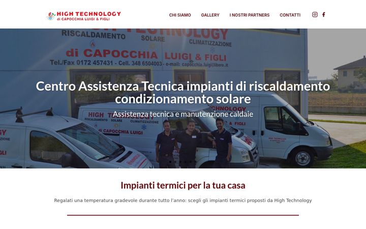 Screenshot of hightechnology.eu