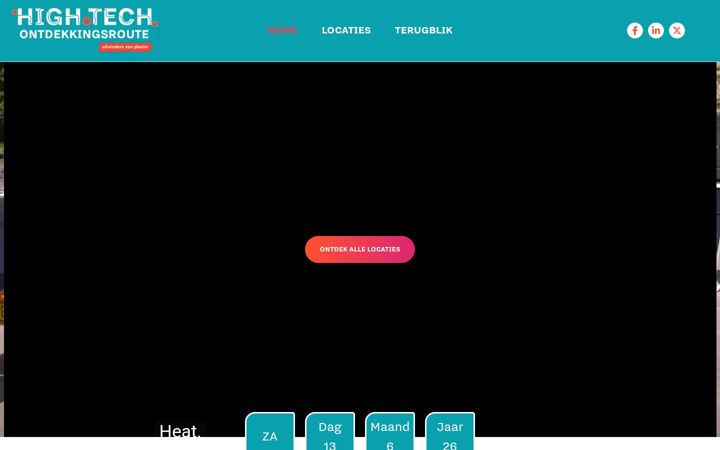 Screenshot of hightechontdekkingsroute.com