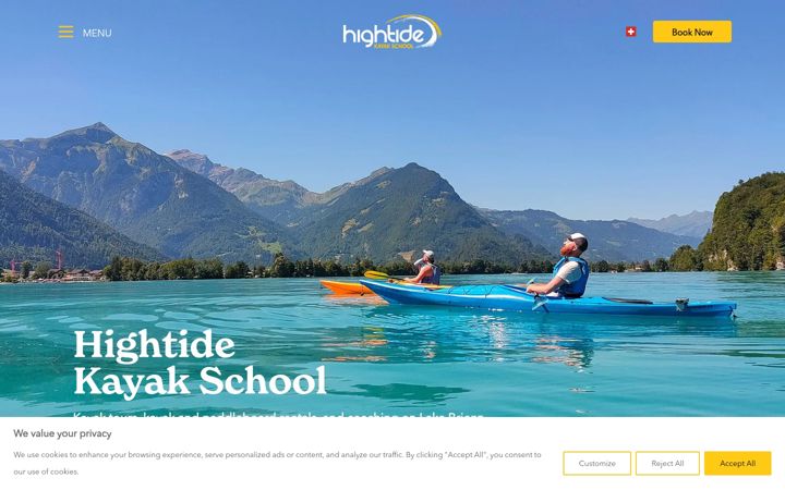 Screenshot of hightide.ch