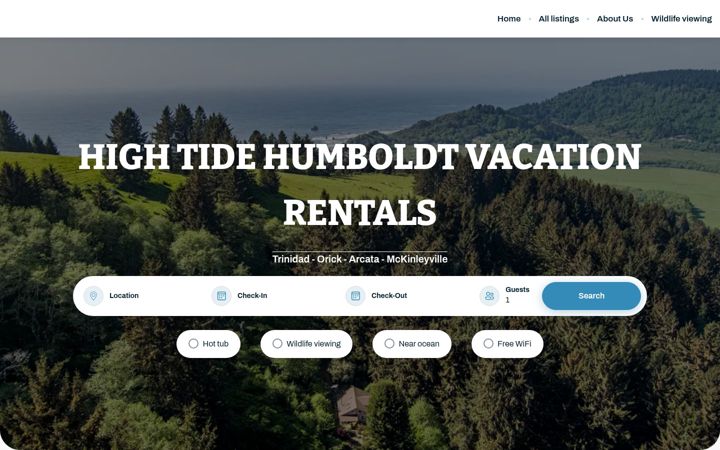 Screenshot of hightidehumboldt.com