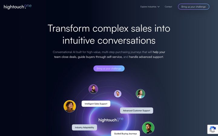 Screenshot of hightouch.one