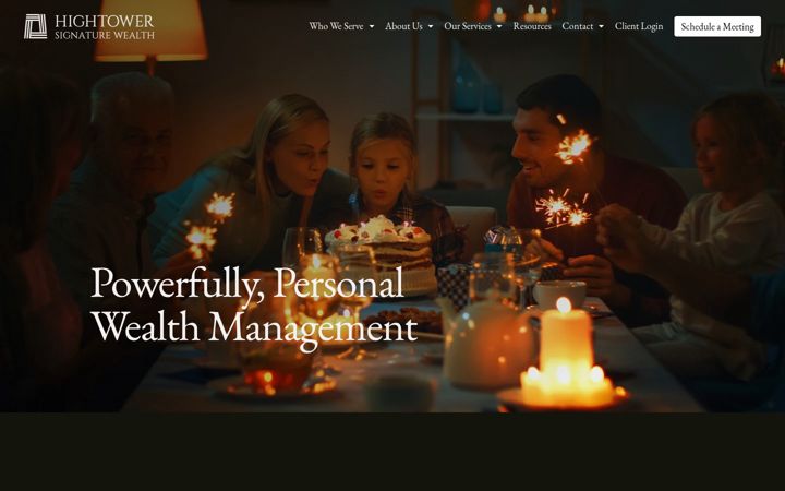 Screenshot of hightowersignature.com