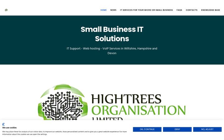 Screenshot of hightrees.org