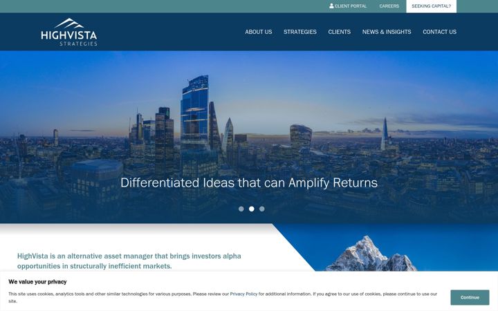 Screenshot of highvistastrategies.com