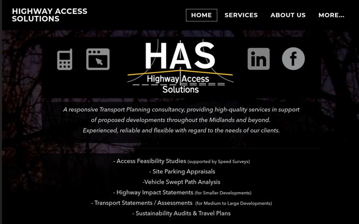 Screenshot of highwayaccess.co.uk