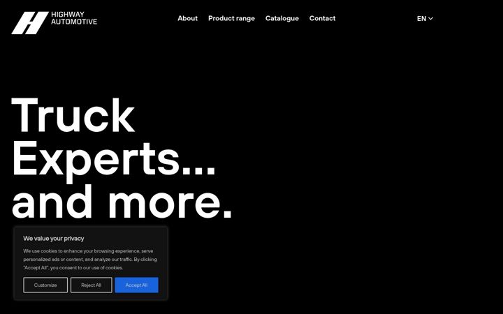Screenshot of highwayautomotive.eu