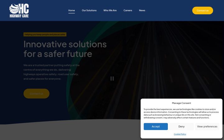 Screenshot of highwaycare.com