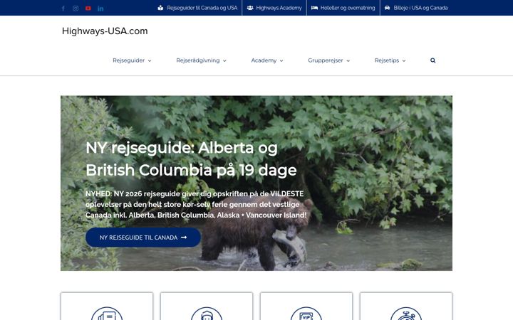 Screenshot of highways-usa.com