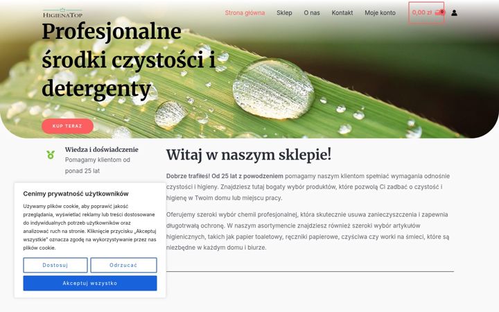 Screenshot of higienatop.pl