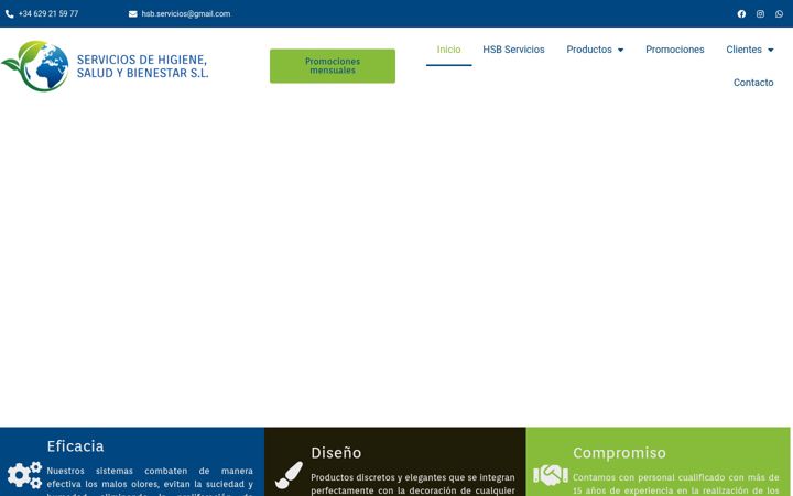 Screenshot of higienesb.es