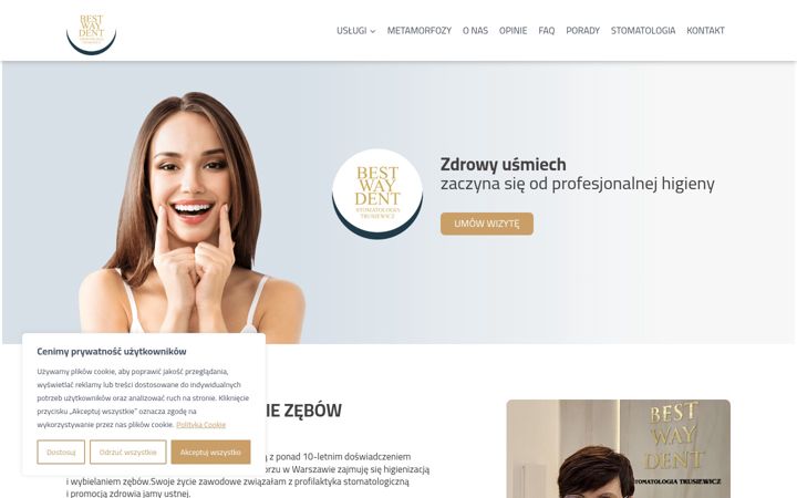 Screenshot of higienistkazoliborz.pl