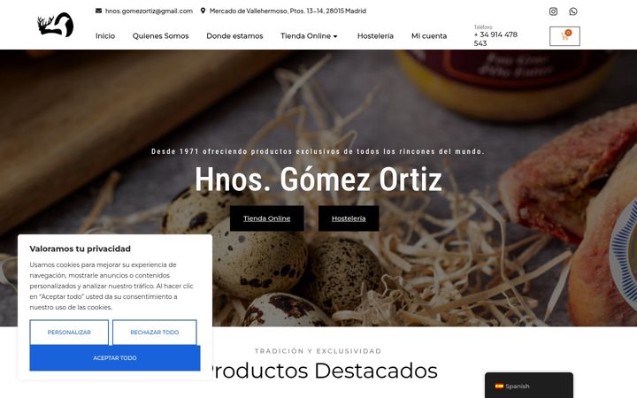 Screenshot of higiniogomez.com