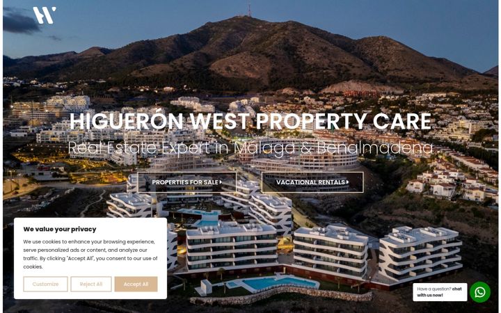 Screenshot of higueronwestpc.com
