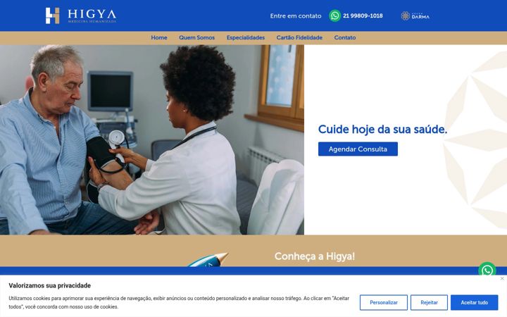 Screenshot of higya.com.br