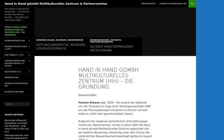 Screenshot of hihggmbh.de