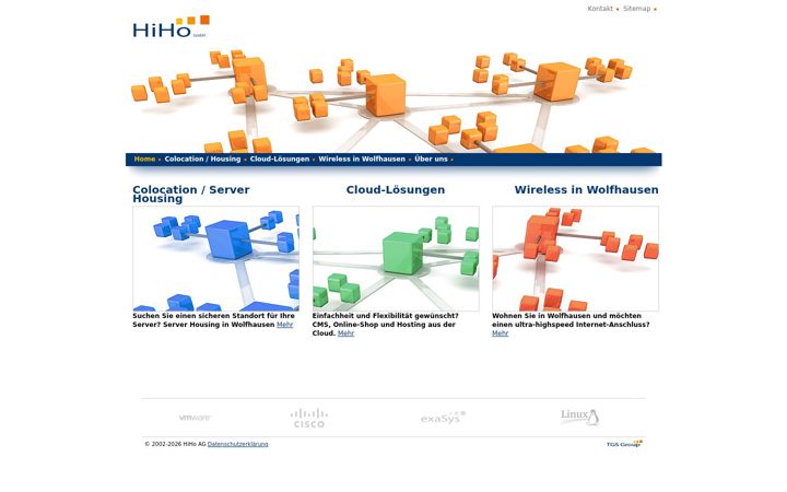 Screenshot of hiho.ch