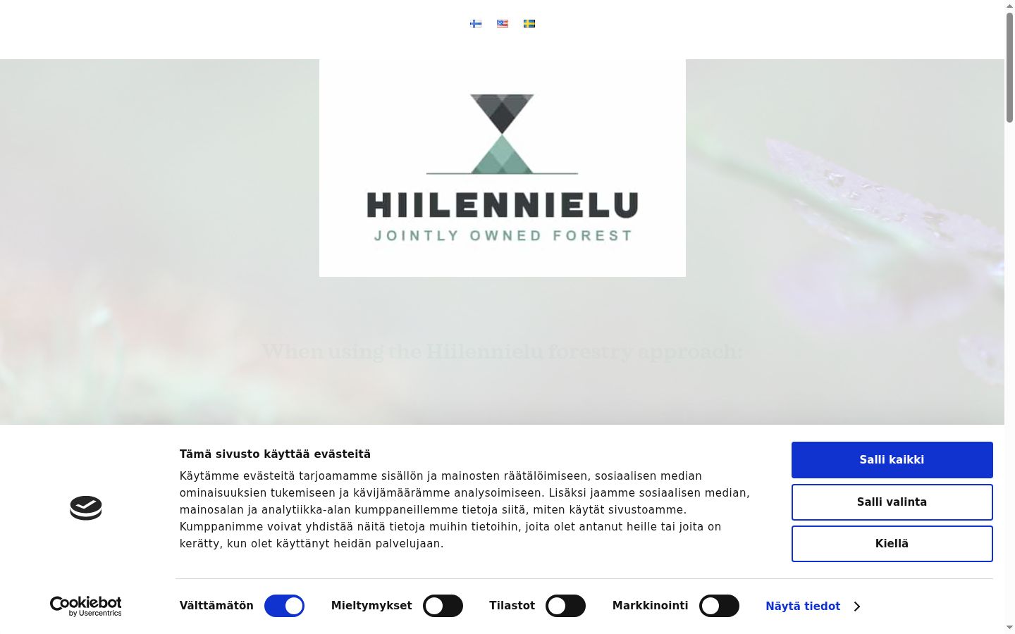 Screenshot tal-banner tal-kunsens muri qabel kwalunkwe interazzjoni