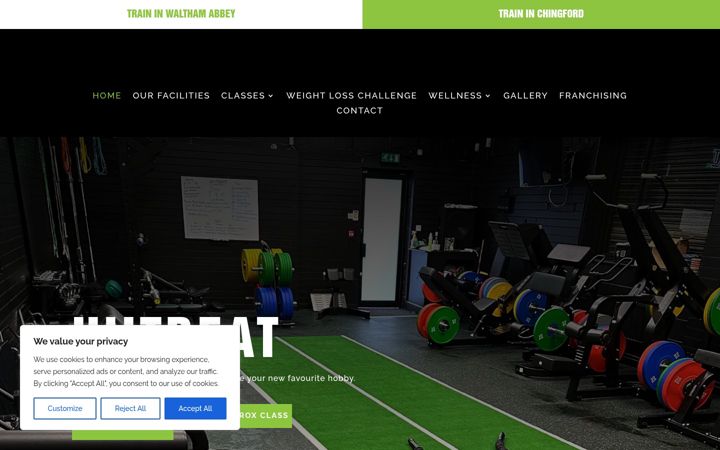 Screenshot of hiitbeat.co.uk