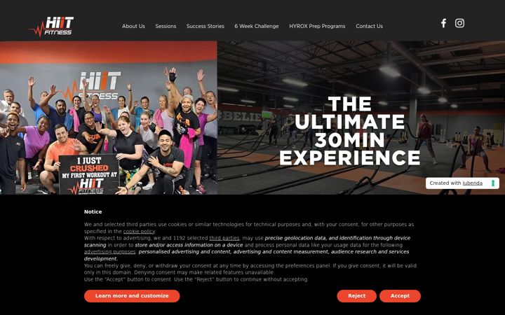 Snímek obrazovky hiitfitnesspt.com