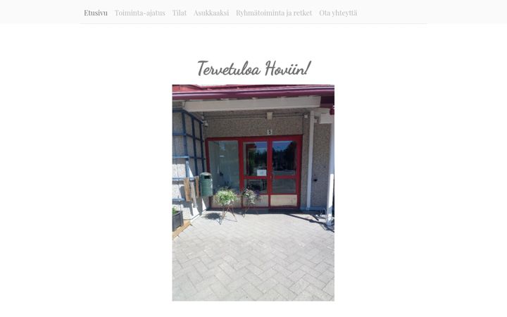 Screenshot of hiittenhovi.fi