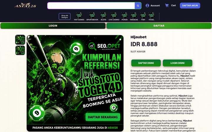 Screenshot of hijaubet.org