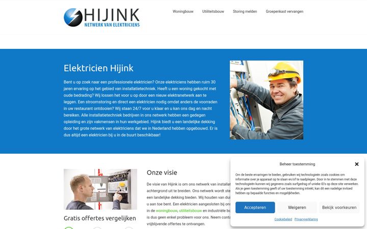 Screenshot of hijinkbv.nl