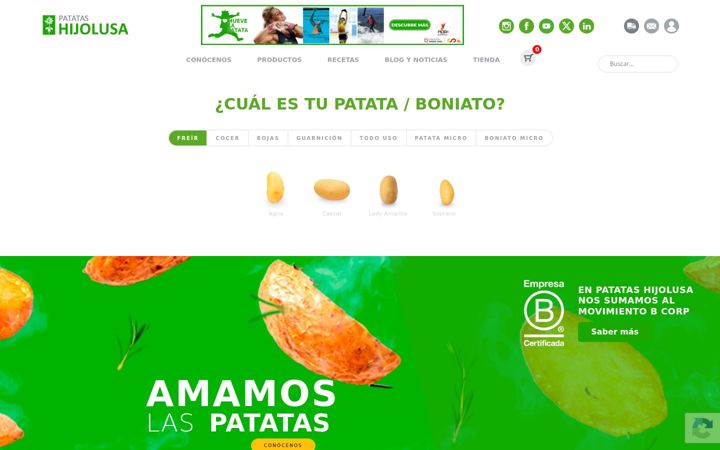 Screenshot of hijolusa.es