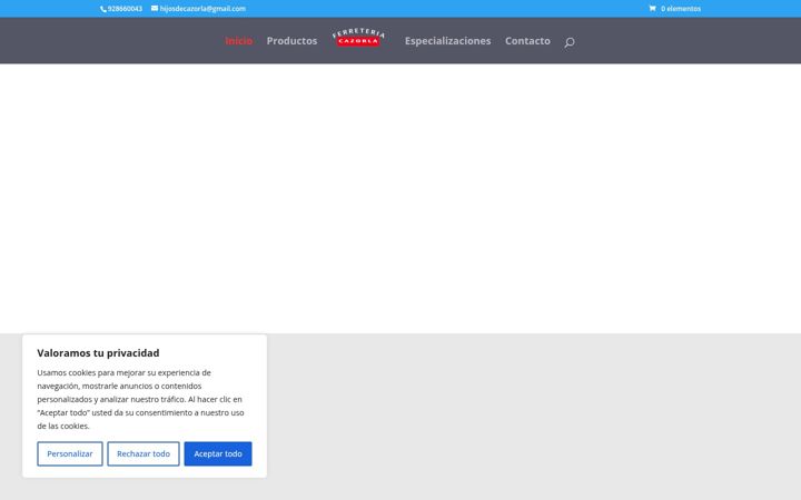 Screenshot of hijosdecazorla.es
