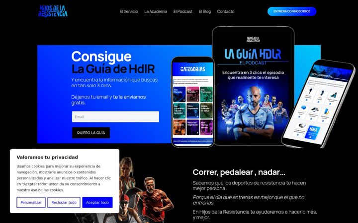 Screenshot of hijosdelaresistencia.com