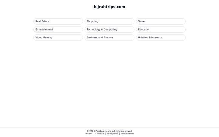 Screenshot of hijrahtrips.com
