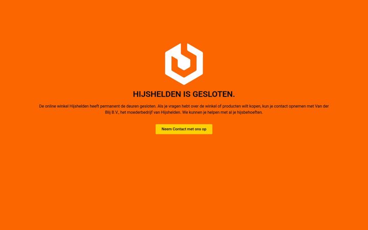 Screenshot of hijshelden.nl
