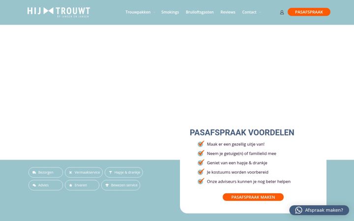 Snímek obrazovky hijtrouwt.nl