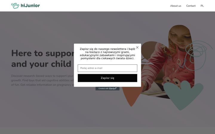 Screenshot of hijunior.com
