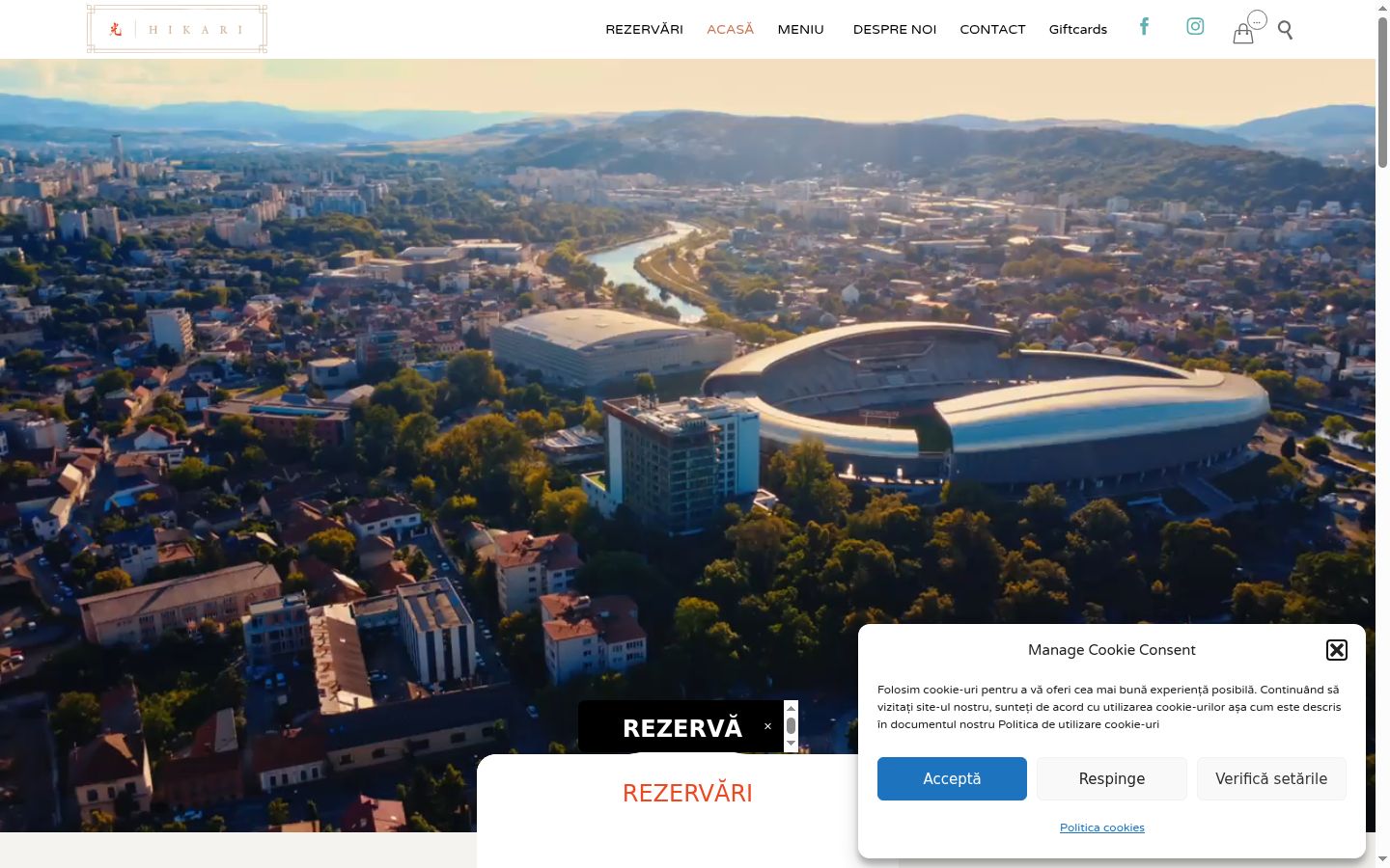 Képernyőkép a bármilyen interakció előtt megjelenő hozzájárulási bannerről