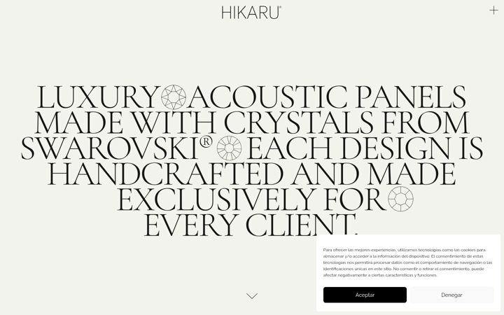 Screenshot of hikaru.com.es