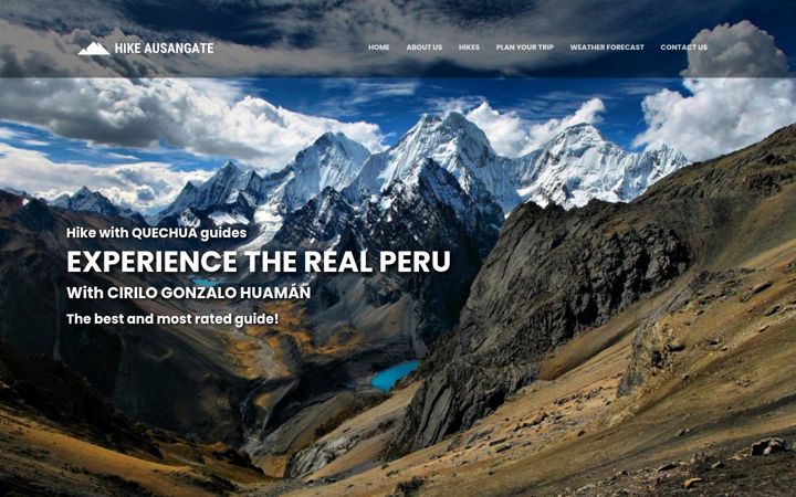 Screenshot of hikeausangate.com