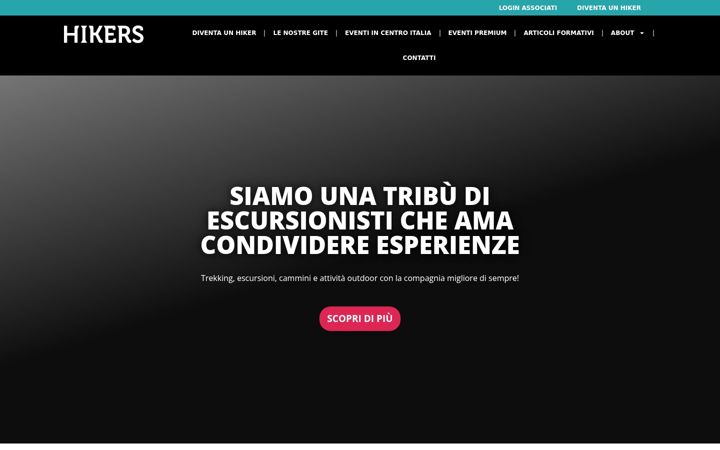 Screenshot di hikersitalia.it