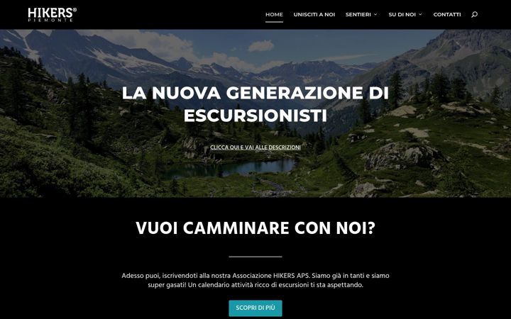 Screenshot von hikerspiemonte.it