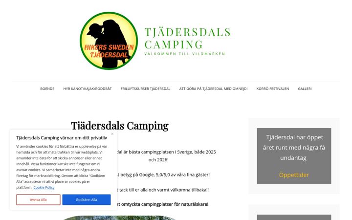 Screenshot of hikerssweden.se