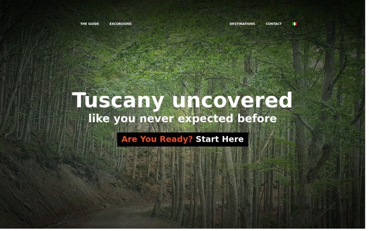 Screenshot of hikingintuscany.it