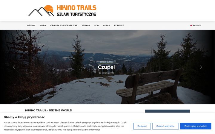 Screenshot of hikingtrails.eu