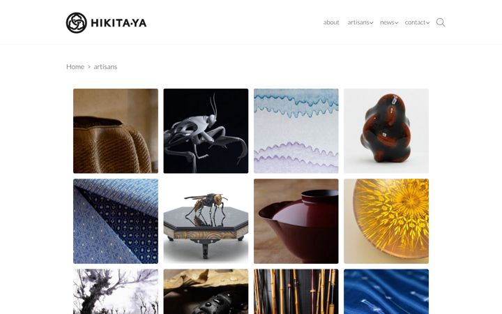 Screenshot of hikita-ya.com